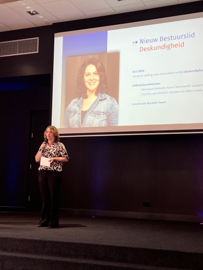 Nieuw bestuurslid Mariella Swart ALV 2025